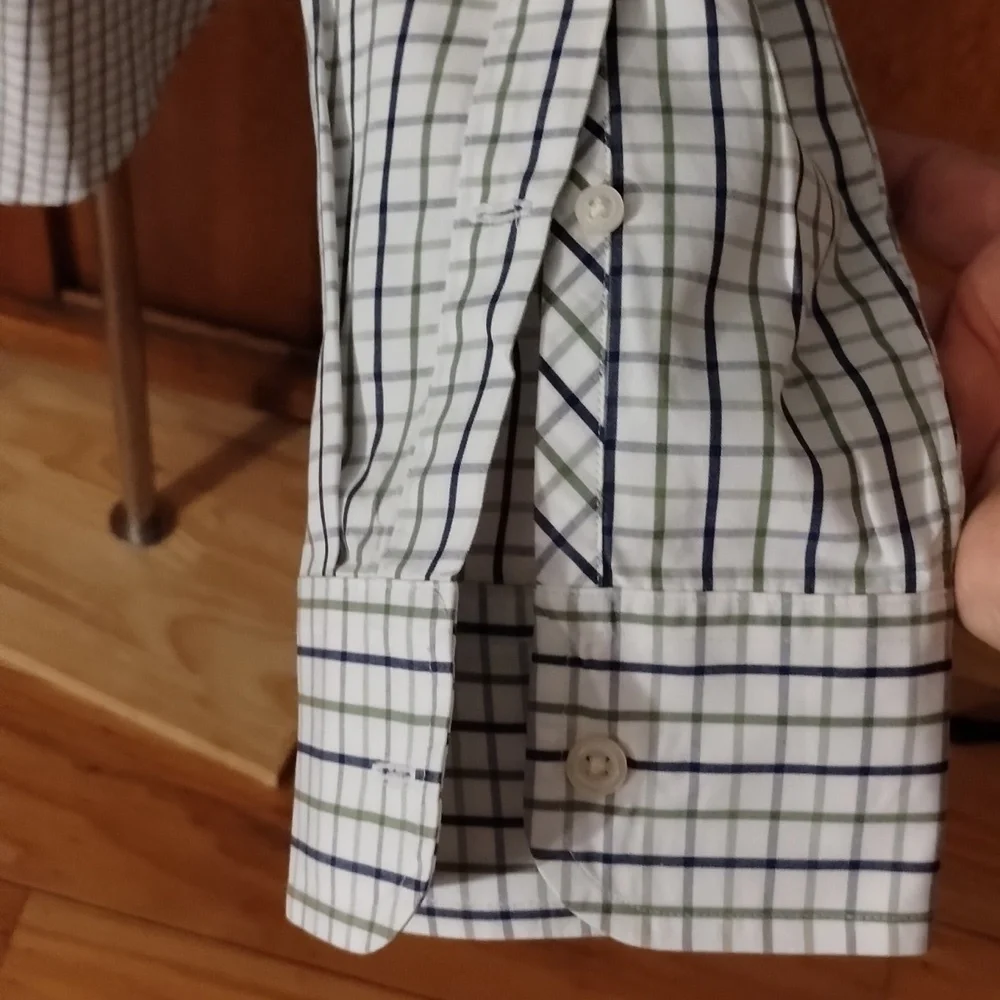 NWOT J. Crew Haberdashery Designer Long Sleeve Button Up Woven Shirt Men's XL